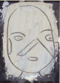 Jerzy Panek. Autoportret III, 1972 /olej, tektura/