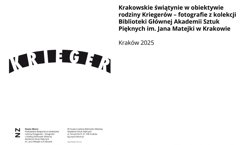 zapraszamy do odkrywania trzeciej ekspozycji w Wirtualnej Galerii Nasze Zbiory Biblioteki Głównej Akademii Sztuk Pięknych im. Jana Matejki w Krakowie